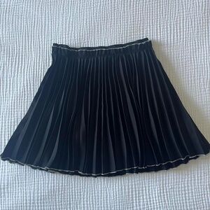 ANDERS HAAL (of Diesel) black knife accordion pleated mini skirt